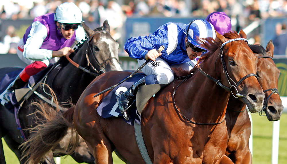 Molatham stays on strongly to become Night Of Thunder’s third Black Type winner in the Listed Flying Scotsman Stakes at Doncaster.