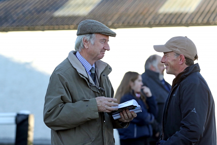 John Flood’s father William (left), who was involved in the development of the successful mares’ bonus scheme.