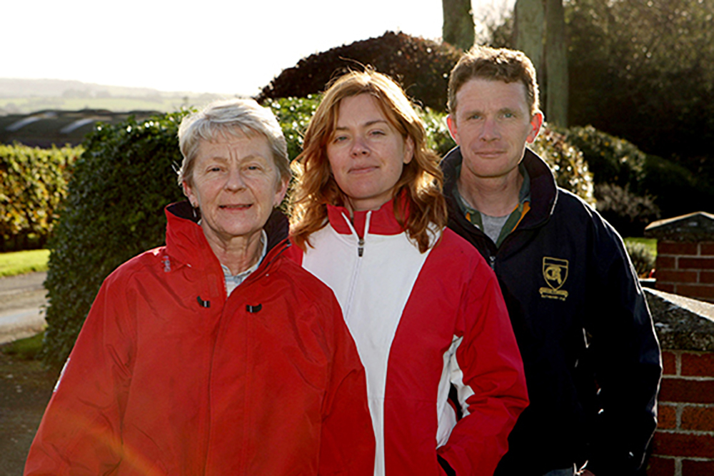 Catherine Cashman, Niamh Woods and Paul Cashman of Rathbarry and Glenview Studs