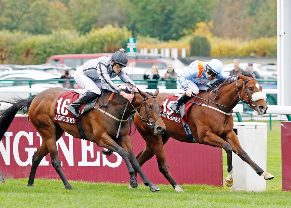 The Platinum Queen, who became the first 2yo to win the Group 1 Prix de l’Abbaye de Longchamp for 43 years.